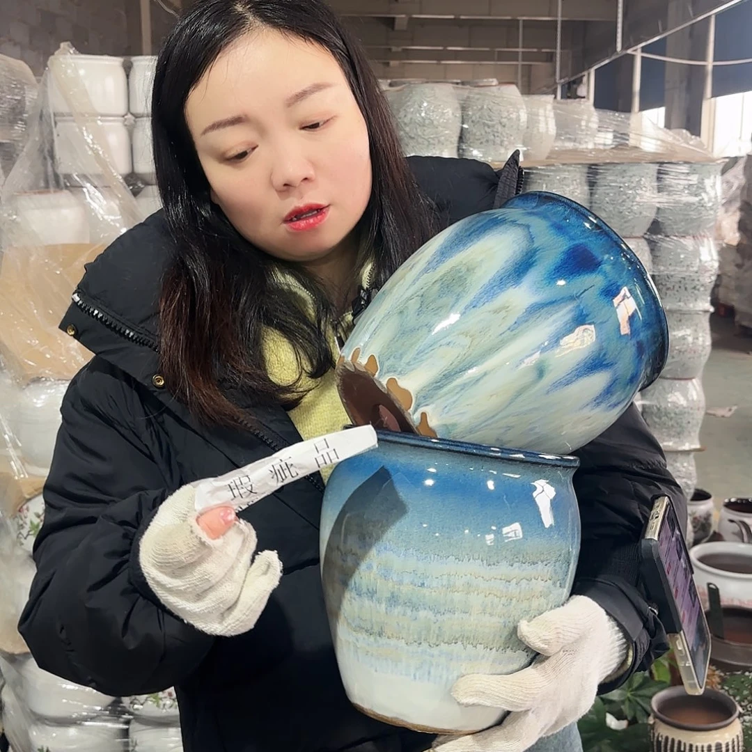 瑕疵两个高22/19红陶