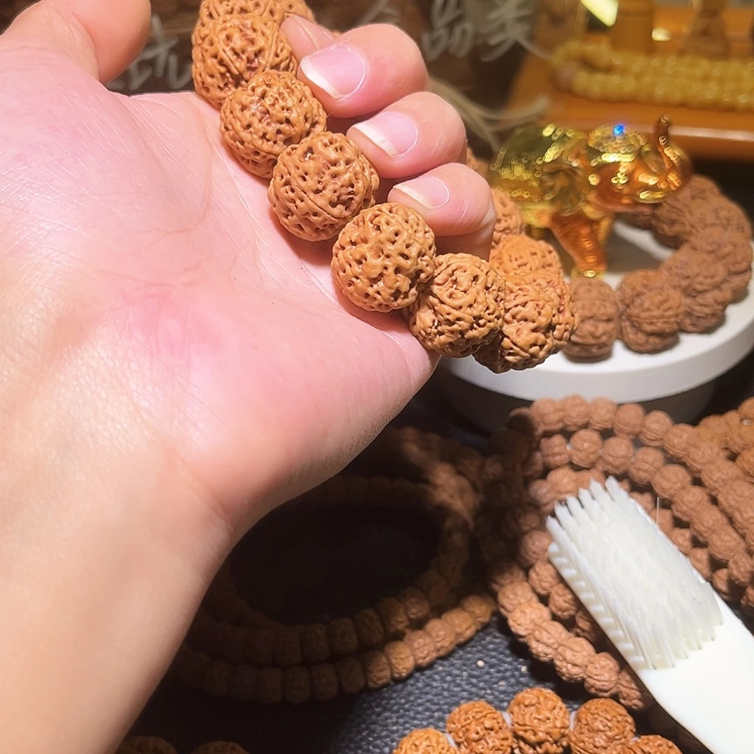 流***誓手串金刚菩提尼泊尔金刚菩提子