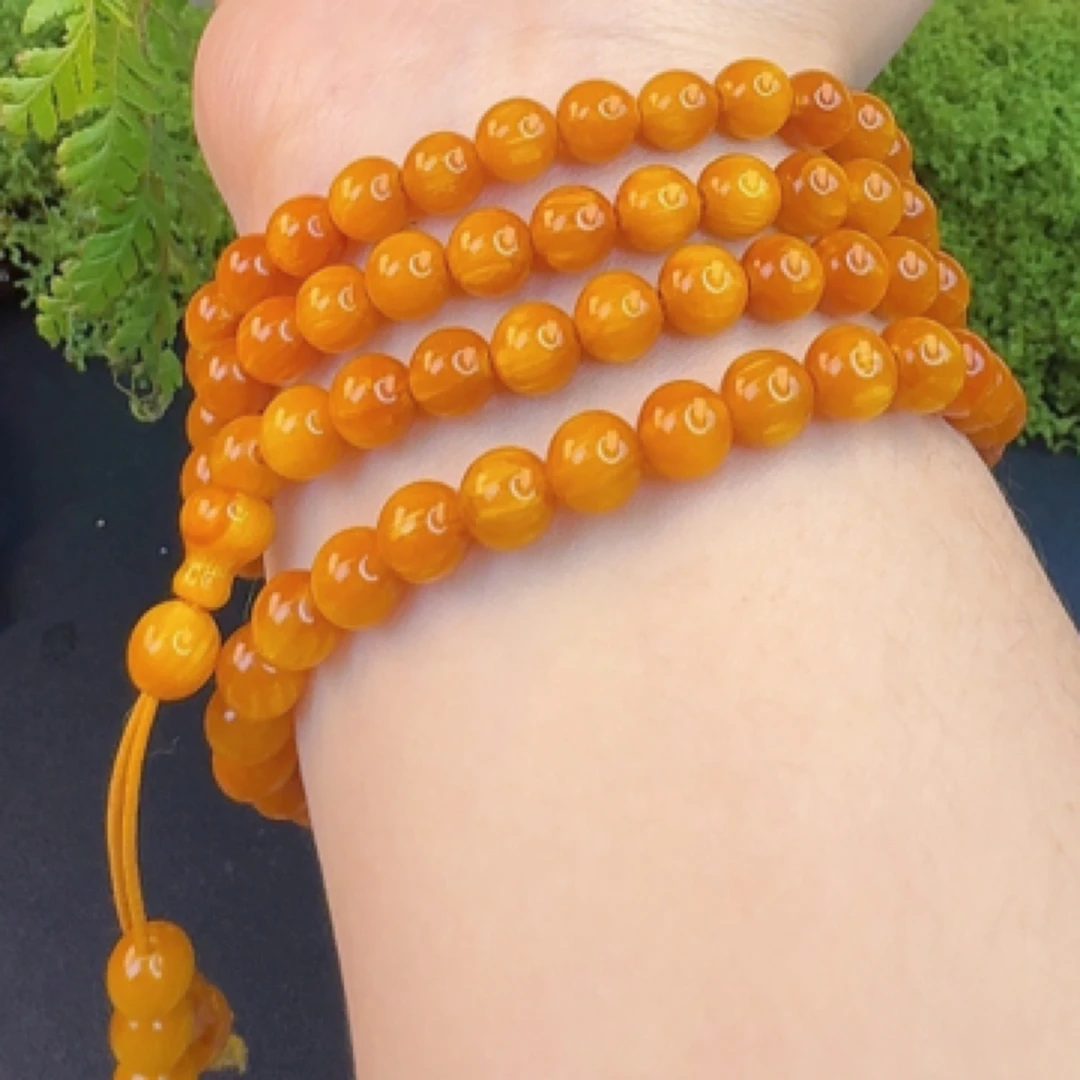 九华山发货天然木0.6108男女木串文玩手串