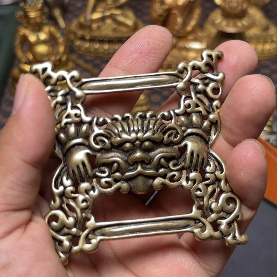 寂*铜星月菩提挂件菩提