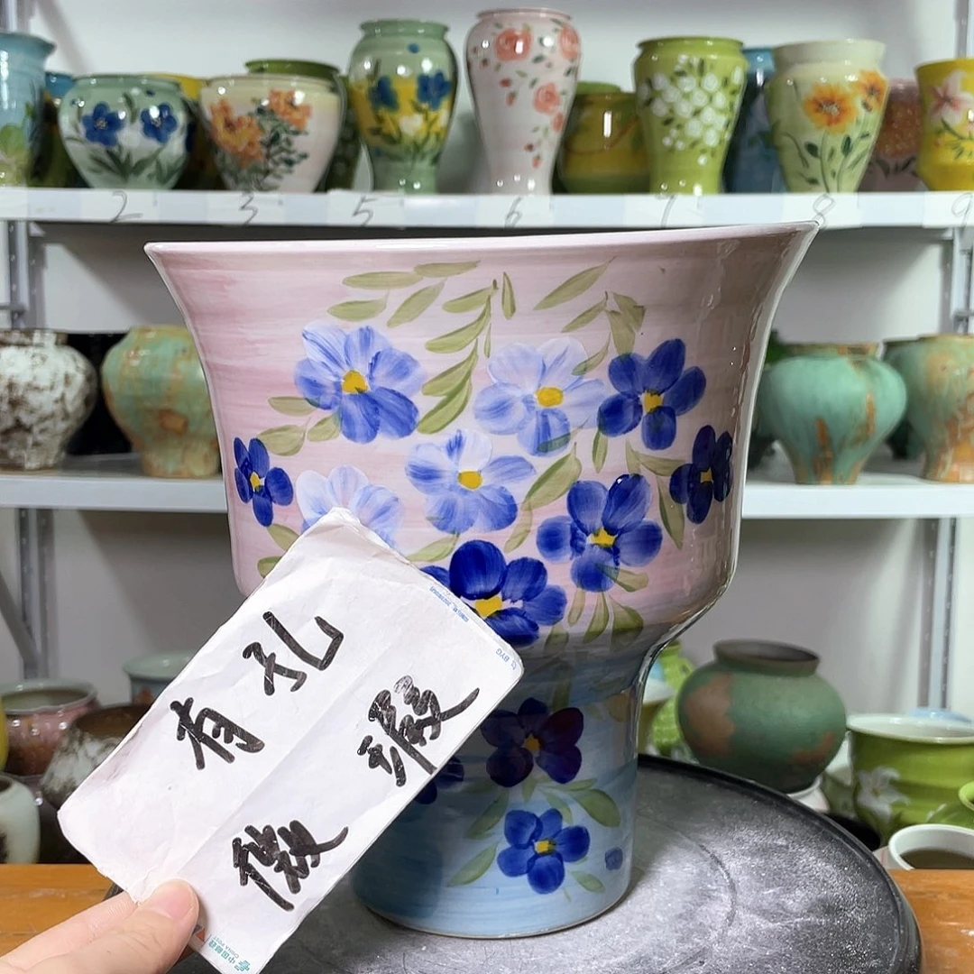 景德镇陶瓷花盆花器暇258