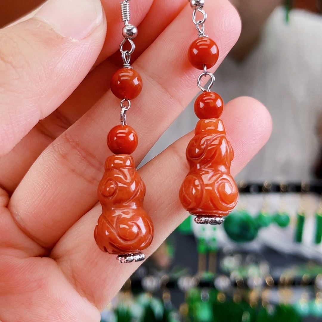 未镶嵌翡翠耳饰饰品