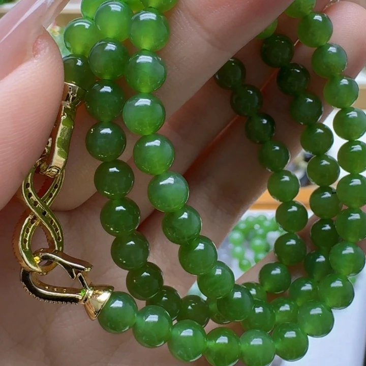 和田玉未镶嵌手链