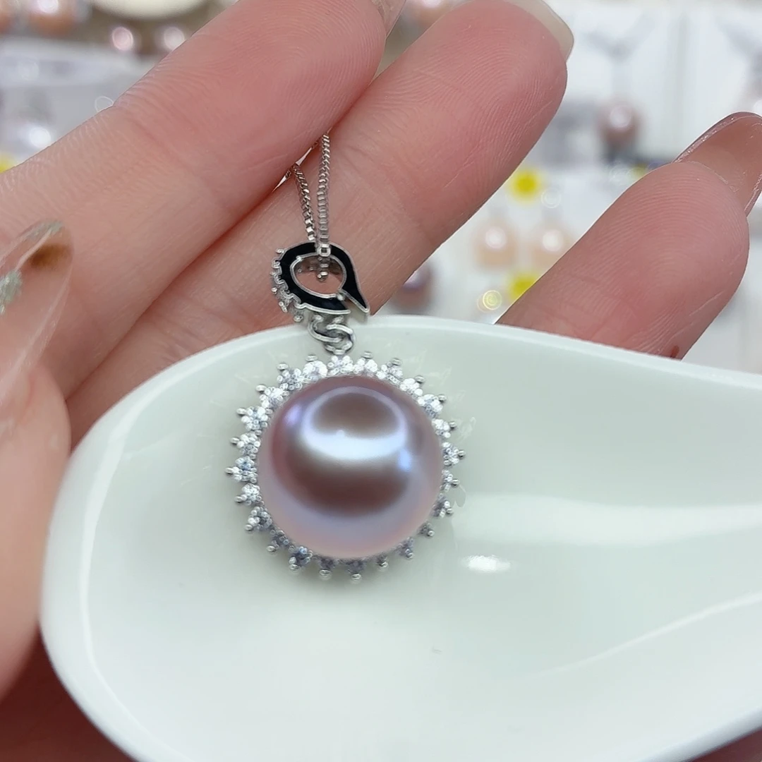 颈饰合金淡水珍珠