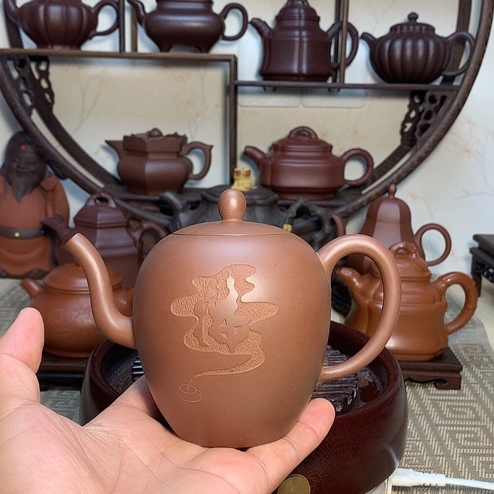 茶壶紫砂量**大原矿紫砂壶