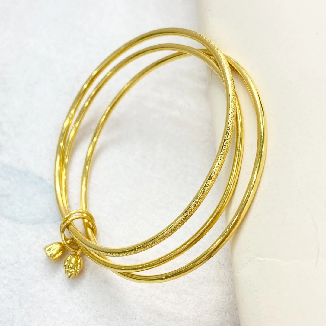 足银手镯 足银手镯 首饰三生三世同款实心送女友礼物