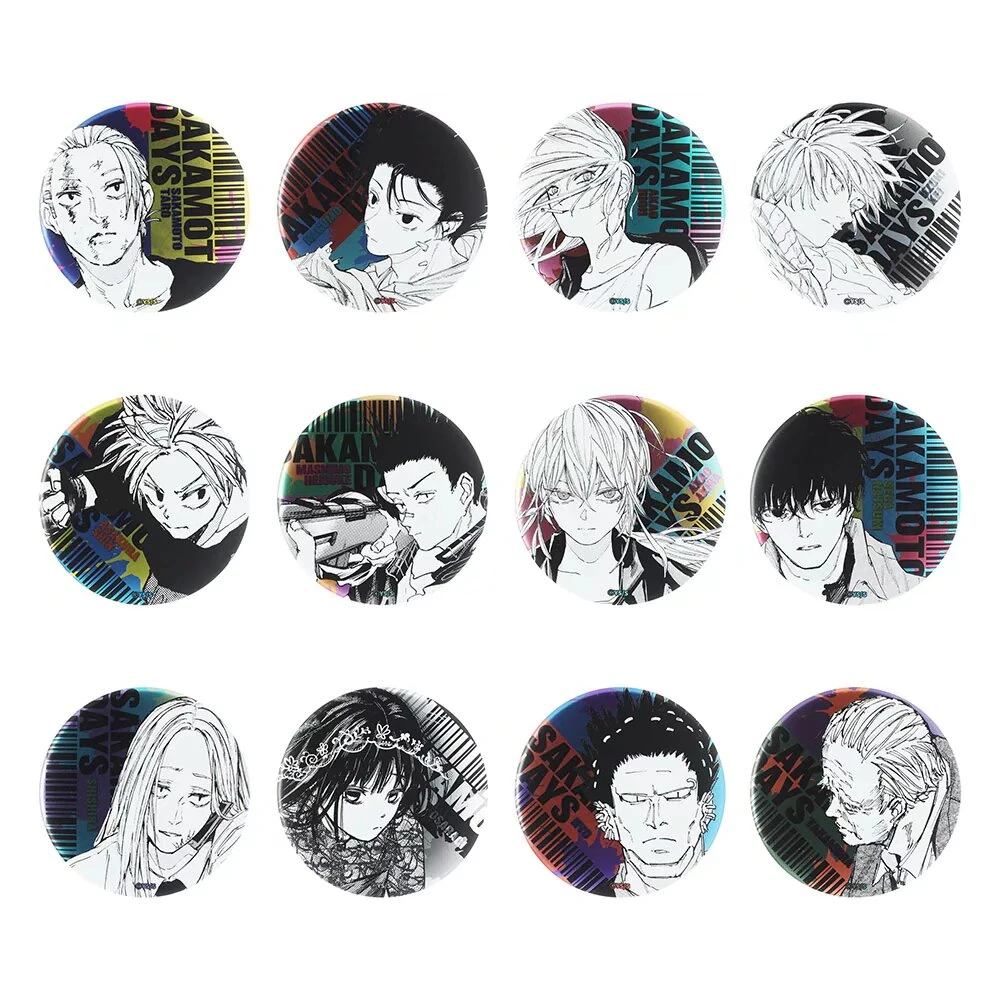 【一单包邮】坂本日常 浮雕吧唧第一弹 第二弹