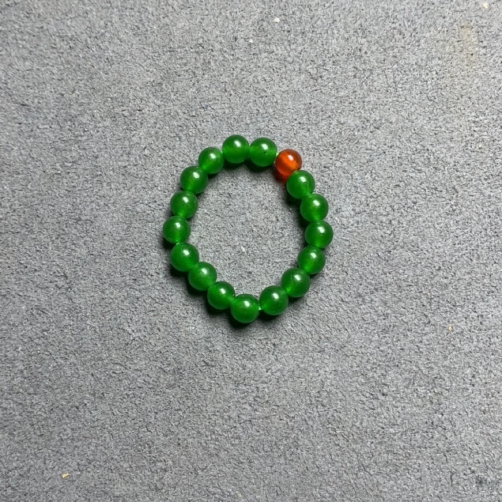 京鸿精选 绿色4mm手工定制 拍一发一