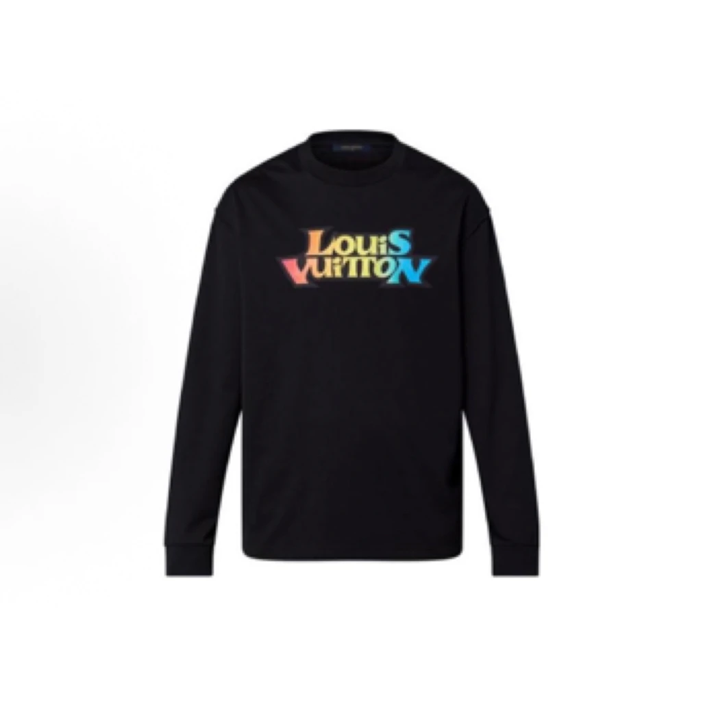 全新未使用 LouisVuitton/路易威登 霓虹logo长袖/L码