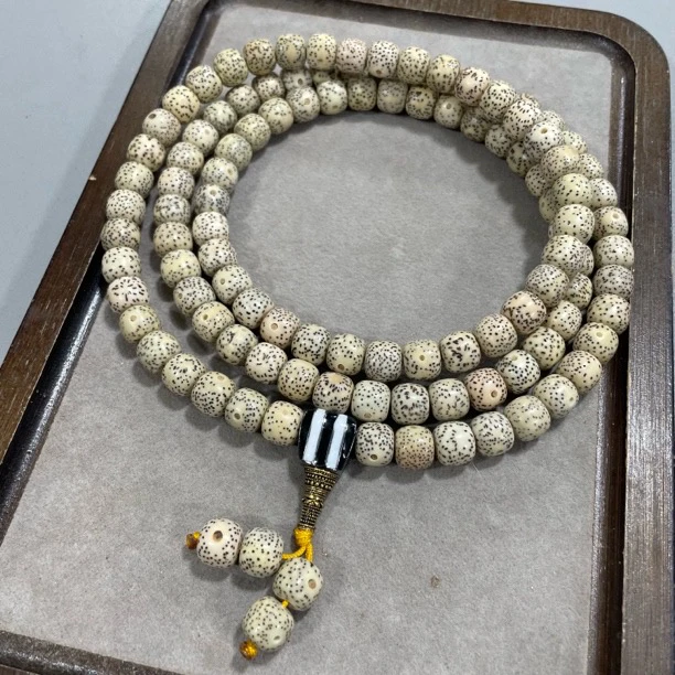 A100原生态星月菩提卡9X8多圈手串