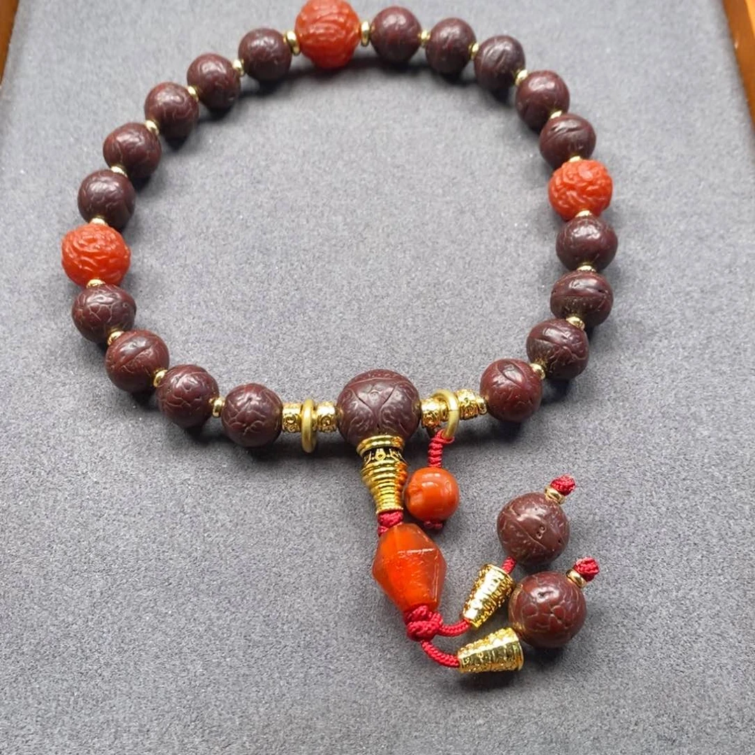 菩提把件未镶嵌凤眼