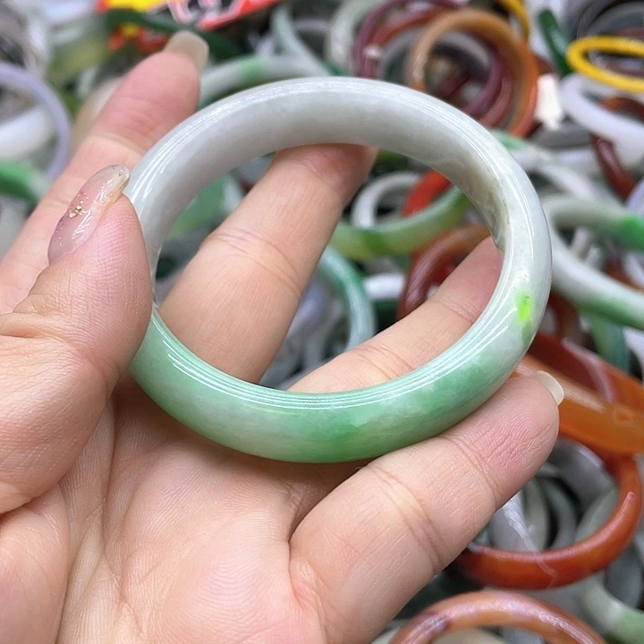槿***灵翡翠未镶嵌手镯手镯