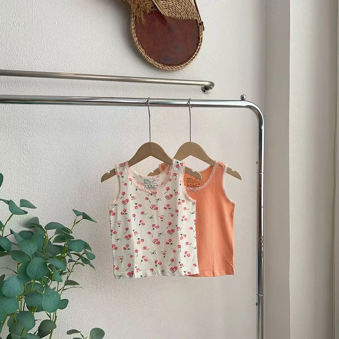 0903博牛奶白/桔粉背心组合