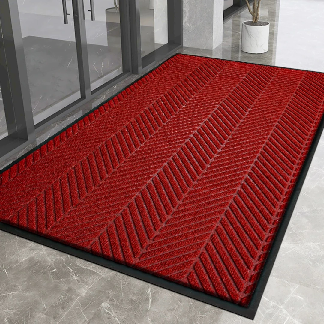 民用入户门垫防滑耐脏吸水（轮胎纹脚垫）玄关室外地垫入户门垫