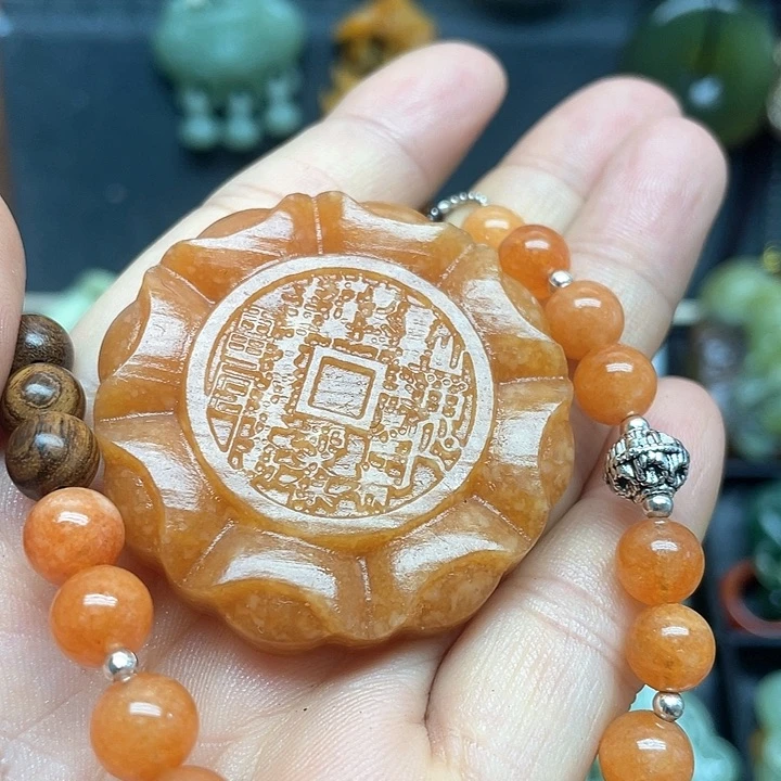 未镶嵌蛇纹石玉颈饰