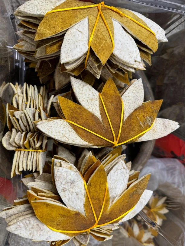 化橘红2022年光黄七爪工艺品