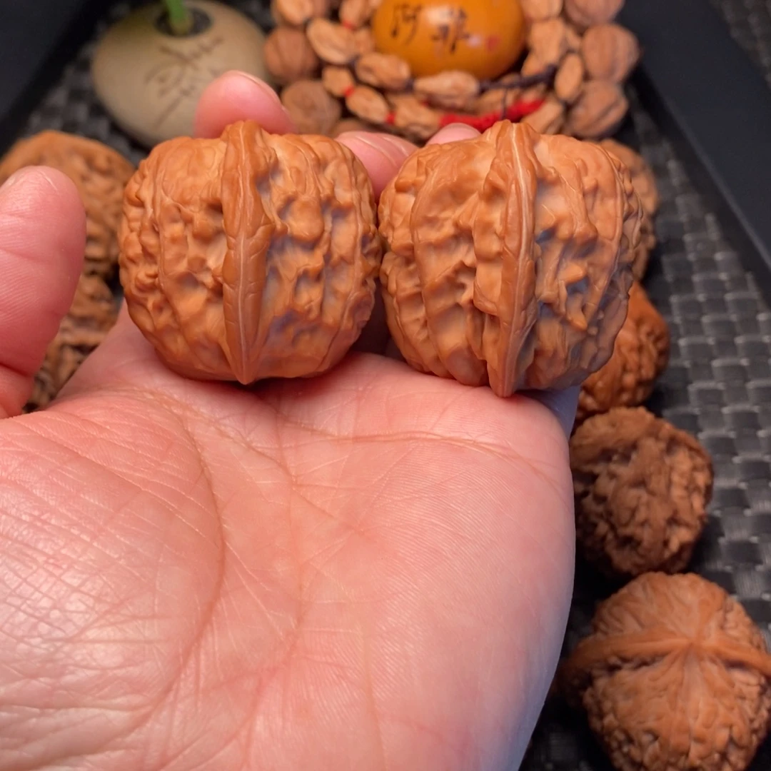 把件文玩核桃芭蕉扇38