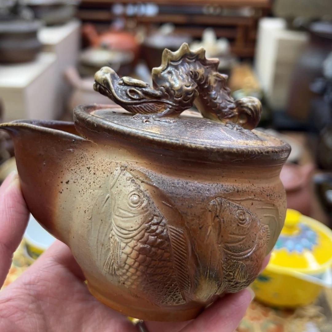 小西陶藏备前宝瓶登