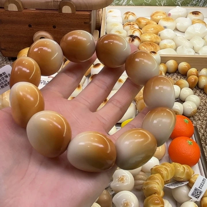 菩提根/象牙果手串11.22.25象牙果渐变馒头微瑕