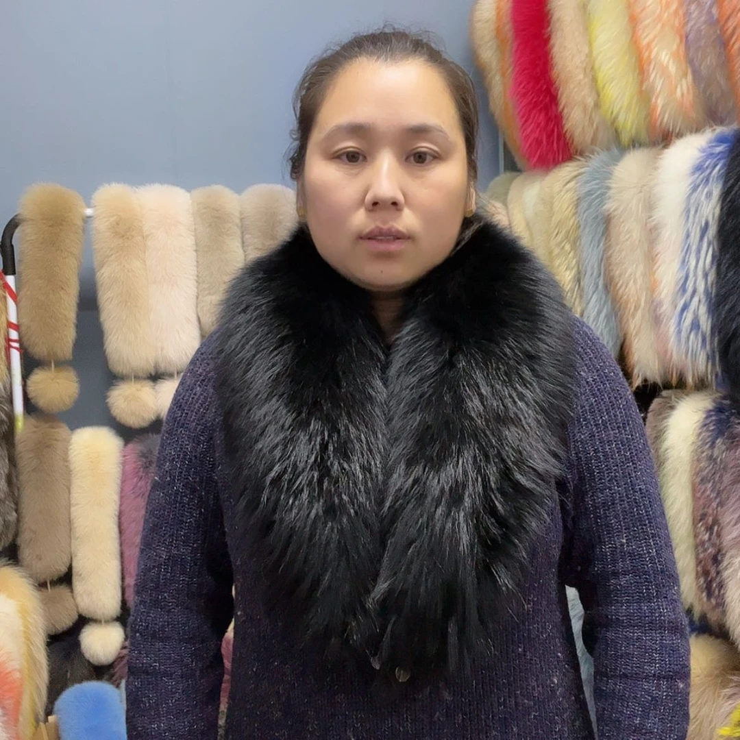 【闪购商品】貉子毛带子款