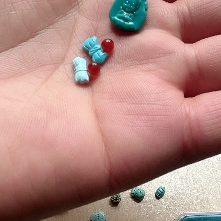 玛瑙/玉髓1未镶嵌小配饰配串饰品男女