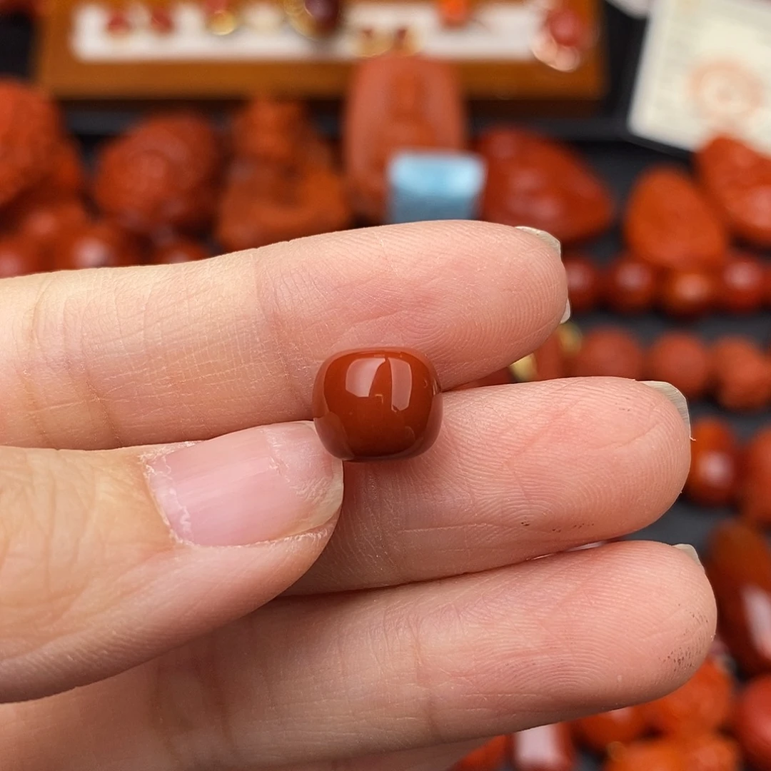 南红玛瑙四川凉山老型单珠9mm未镶嵌