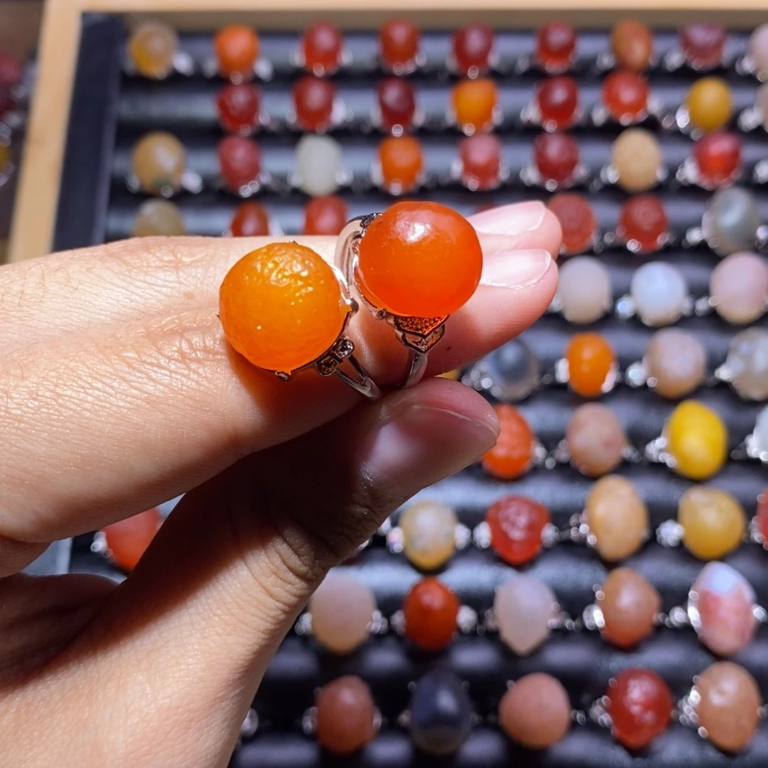 玉***玛瑙/玉髓合金戒指