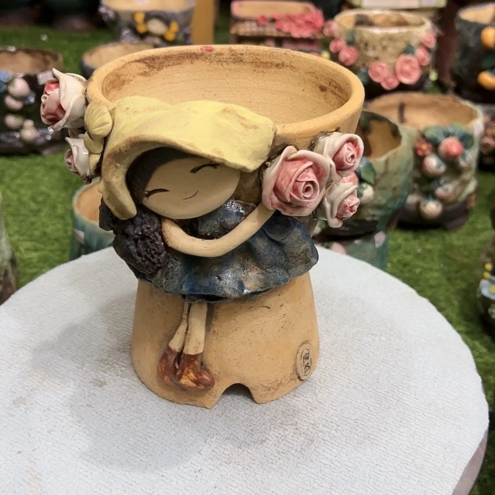 陶然多肉花盆百搭