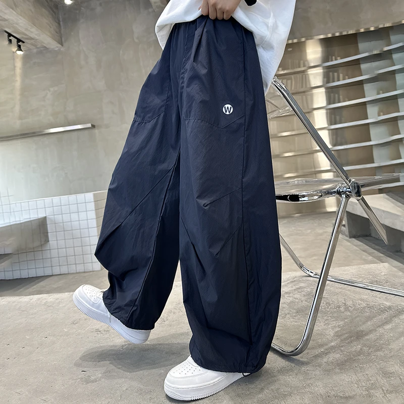 童装男童夏季薄款速干裤2025新款儿童夏装6-12-15岁裤子痞帅潮酷