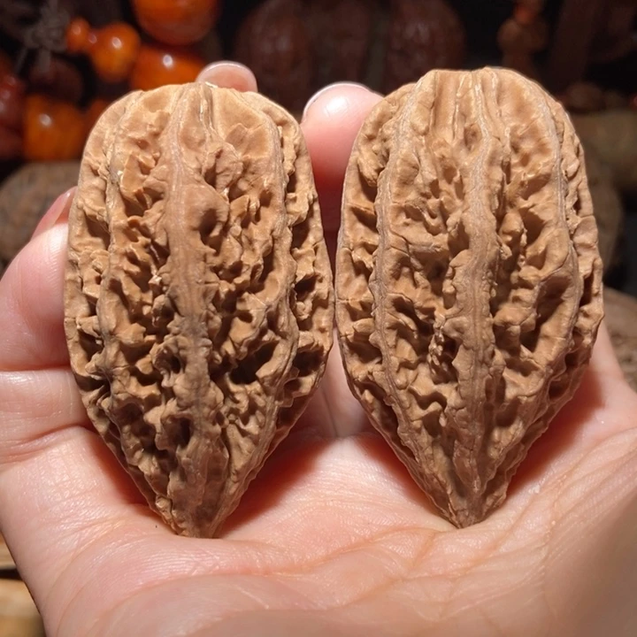 把件文玩核桃东北楸子小雪51