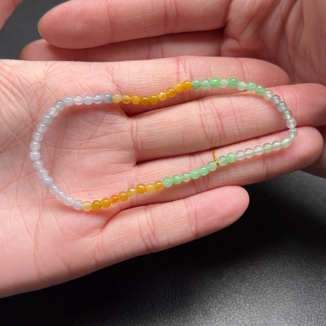 翡翠未镶嵌手串缅甸翡翠