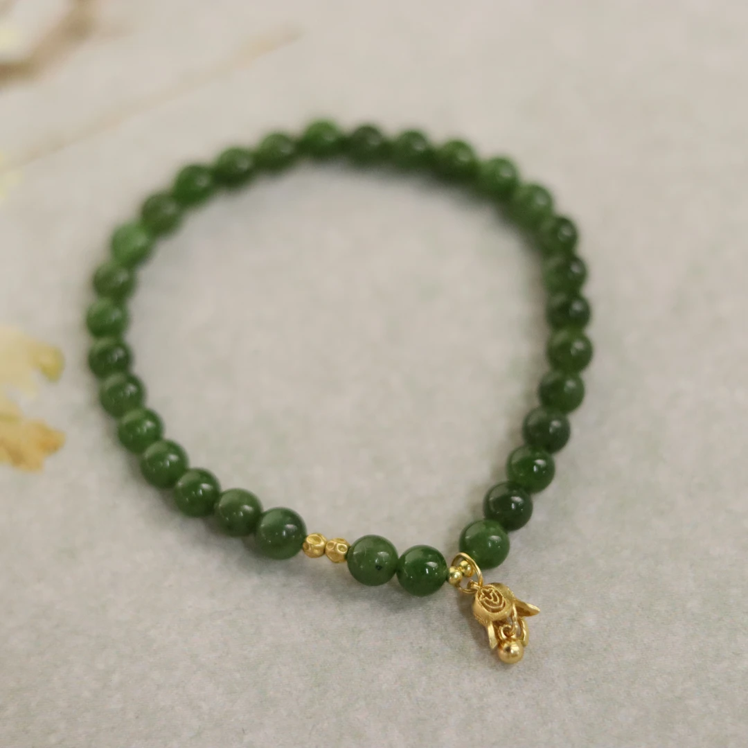 ZC10A18621[原创]碧玉手串（多样性发货)