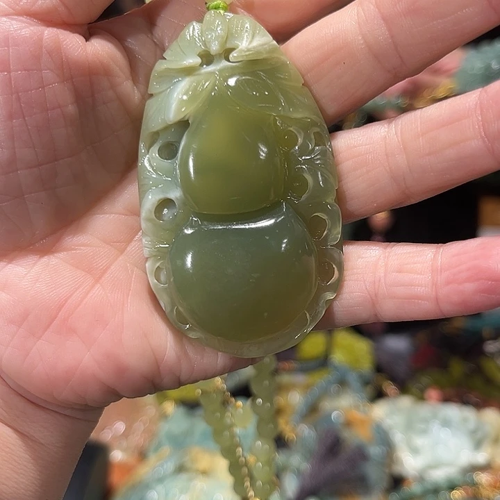 未镶嵌岫玉毛衣链