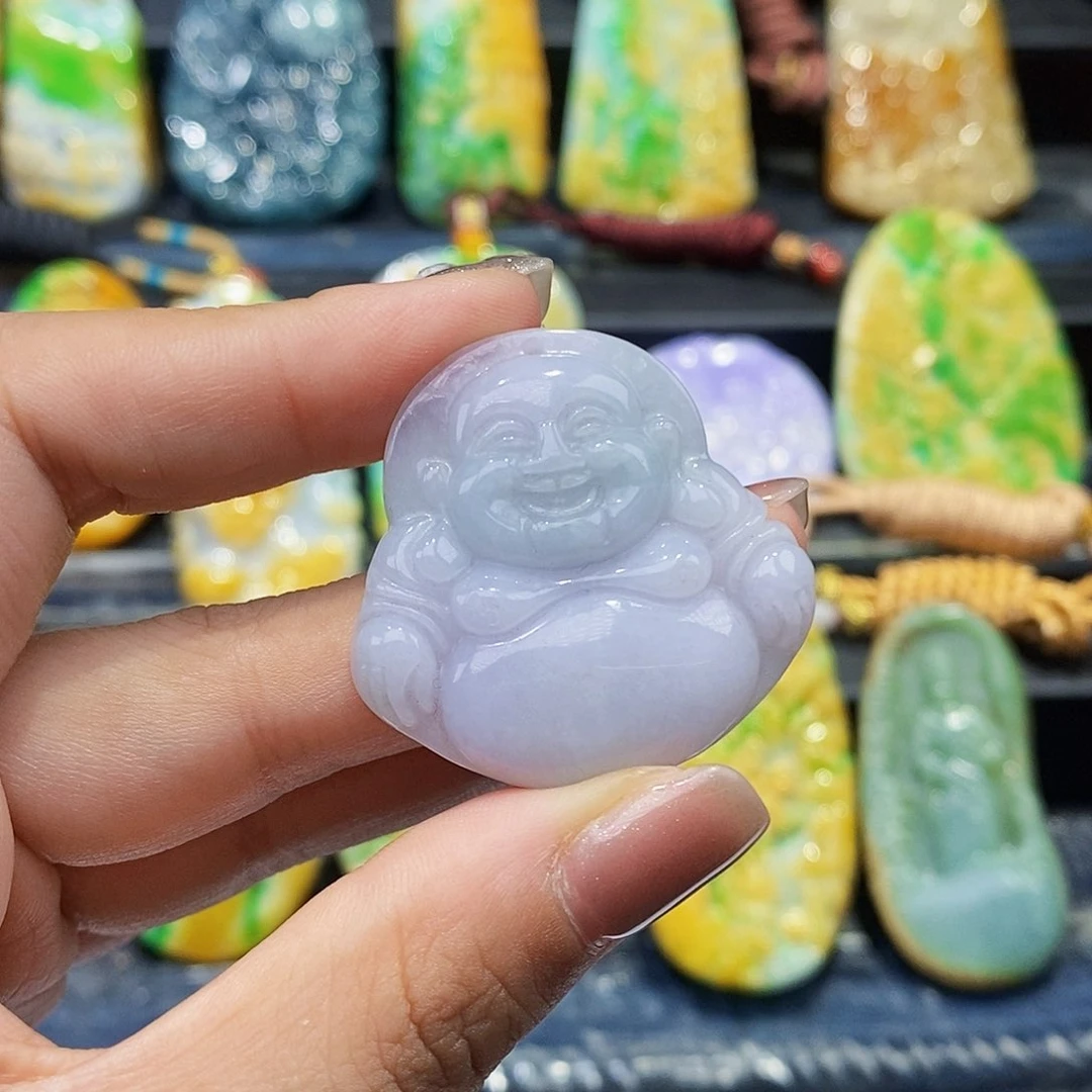 翡翠未镶嵌颈饰天然翡翠A货