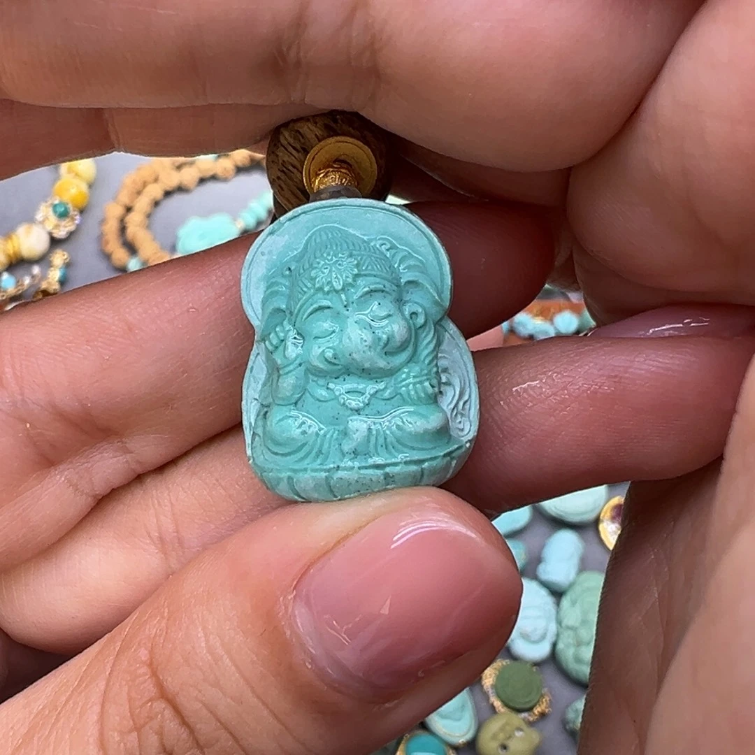 可****绿松石未镶嵌配件配件