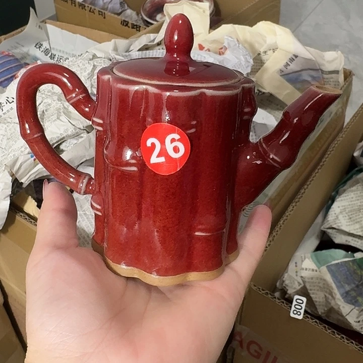 陶摆件郑家钧窑摆件微