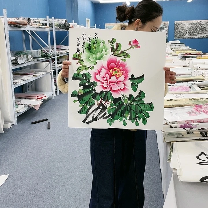 国画纯手绘国画作品