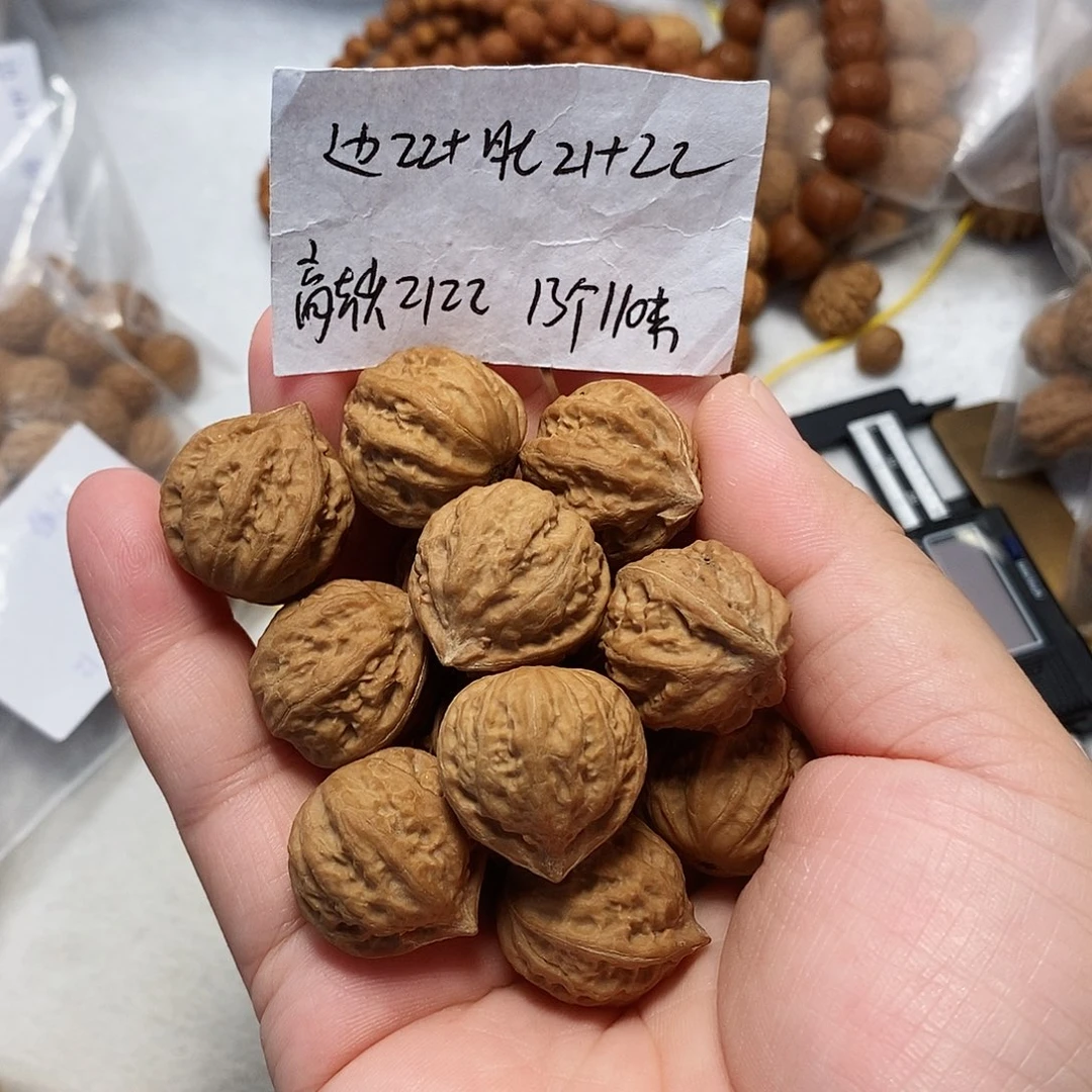 核桃手串/手链爱心八棱单圈