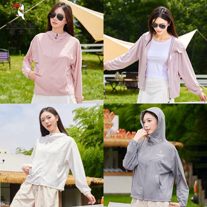 啄木鸟25新款锦纶原纱防晒服户外出行时尚百搭城市通勤防紫外线