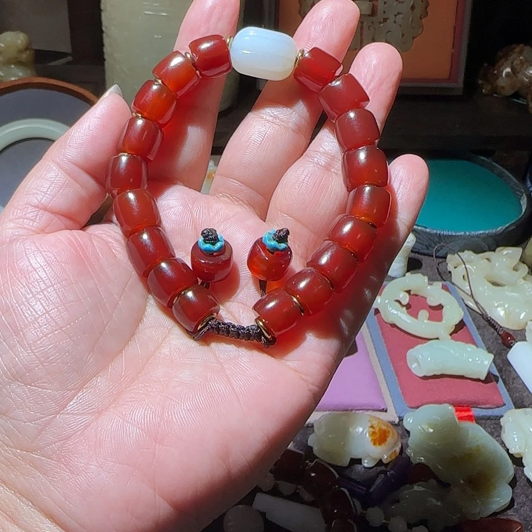 玛瑙/玉髓手链未镶嵌牧**集