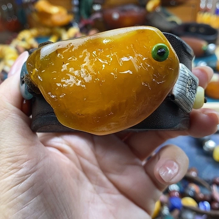 蜜蜡未镶嵌手镯手镯