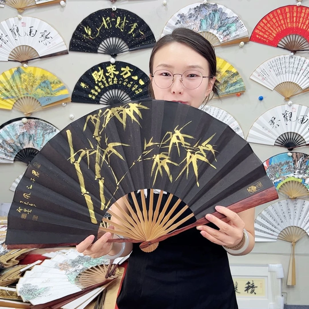 书法书法 10寸 红檀 手写手绘 默认粘好