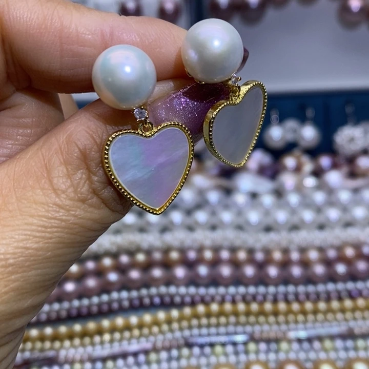 珠宝首饰淡水珍珠银S925镶嵌