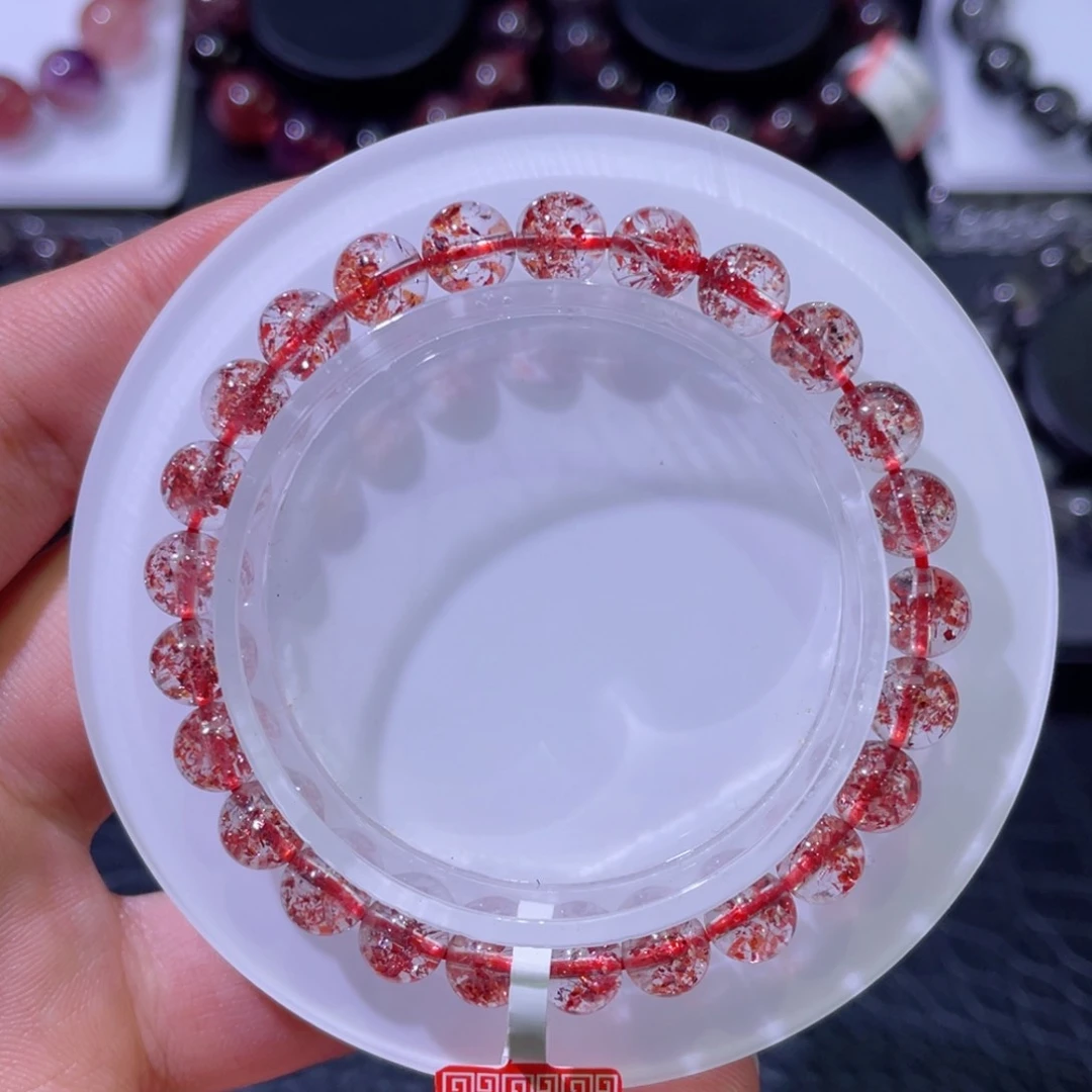 未镶嵌手链水晶金草莓7.3