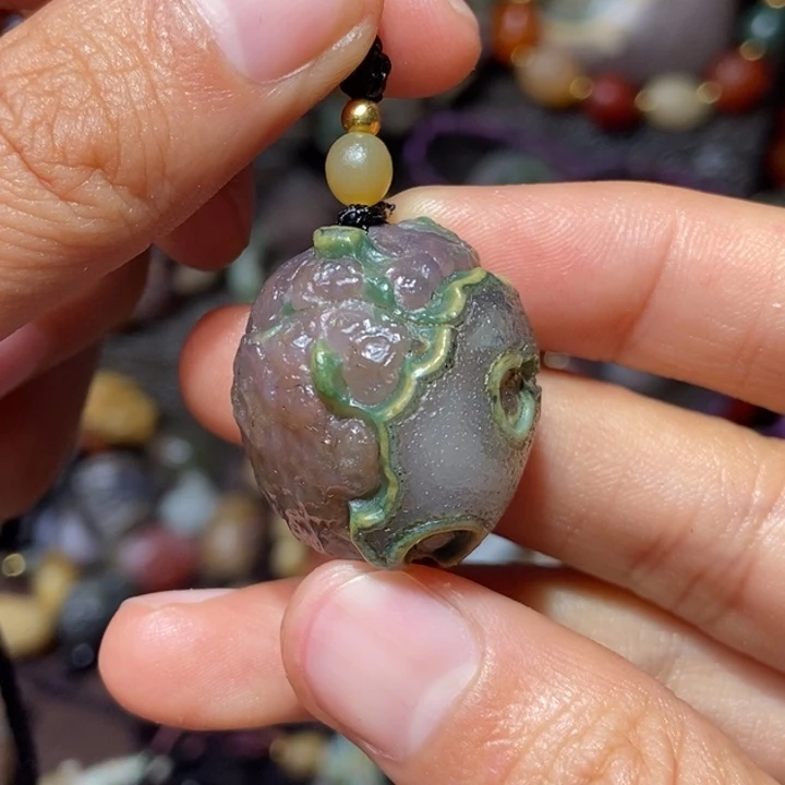 玛瑙/玉髓合金珠宝半成品心****醒