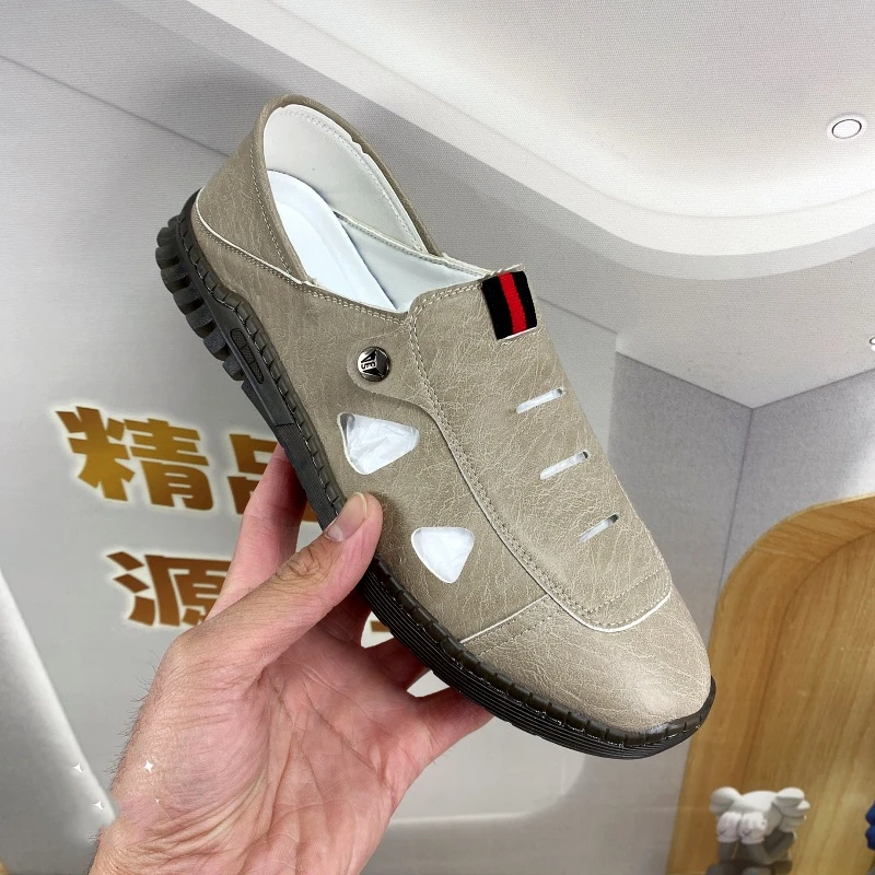 【断码】男士透气百搭休闲洞洞鞋6625