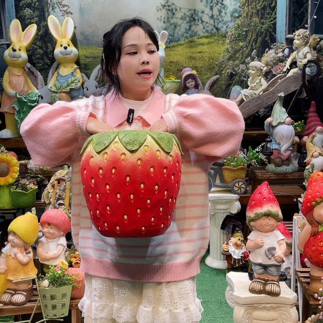 摆件花园摆件红红火火