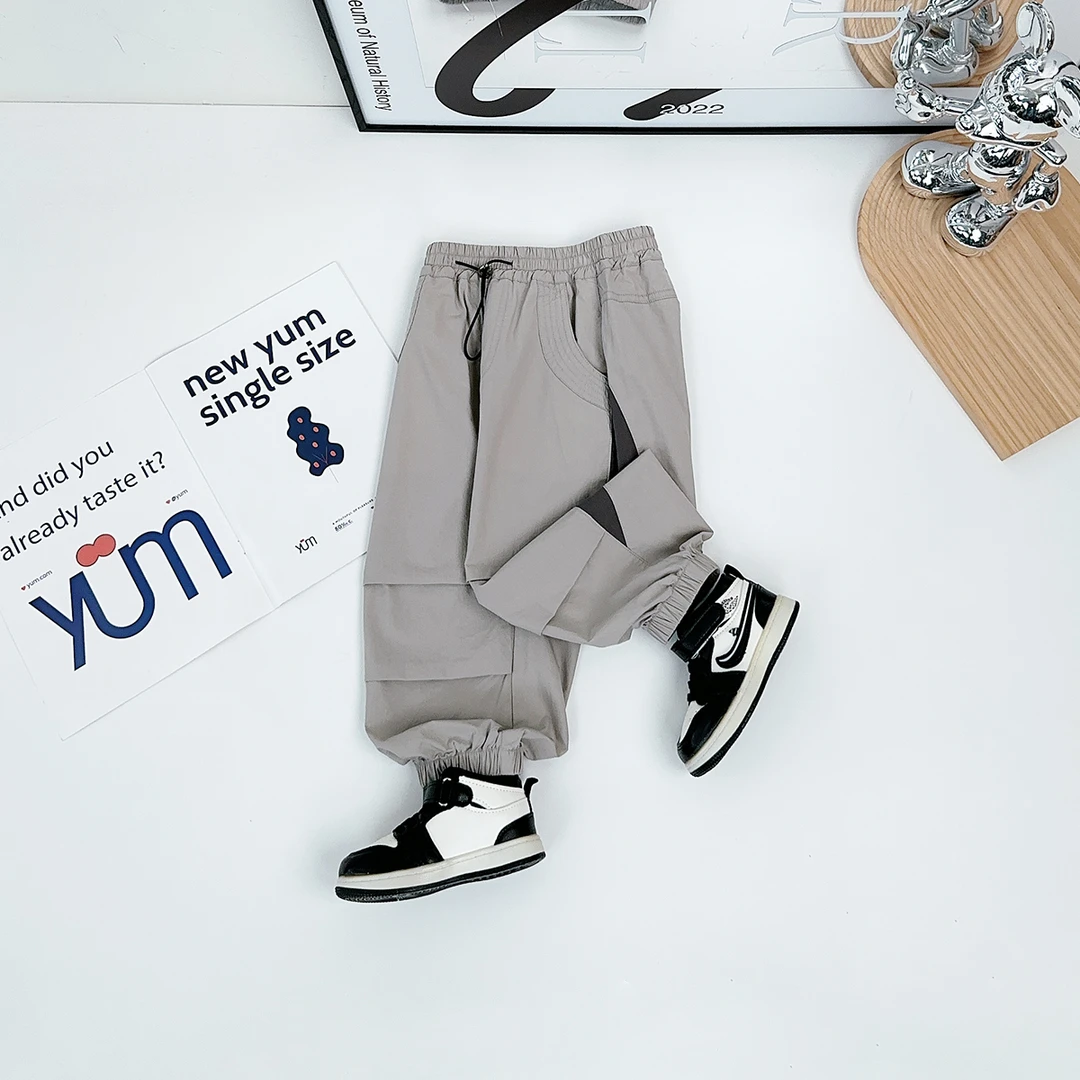 儿童长裤薄款男童装休闲裤子宽松夏季宝宝潮LL56501 悠悠童话童装