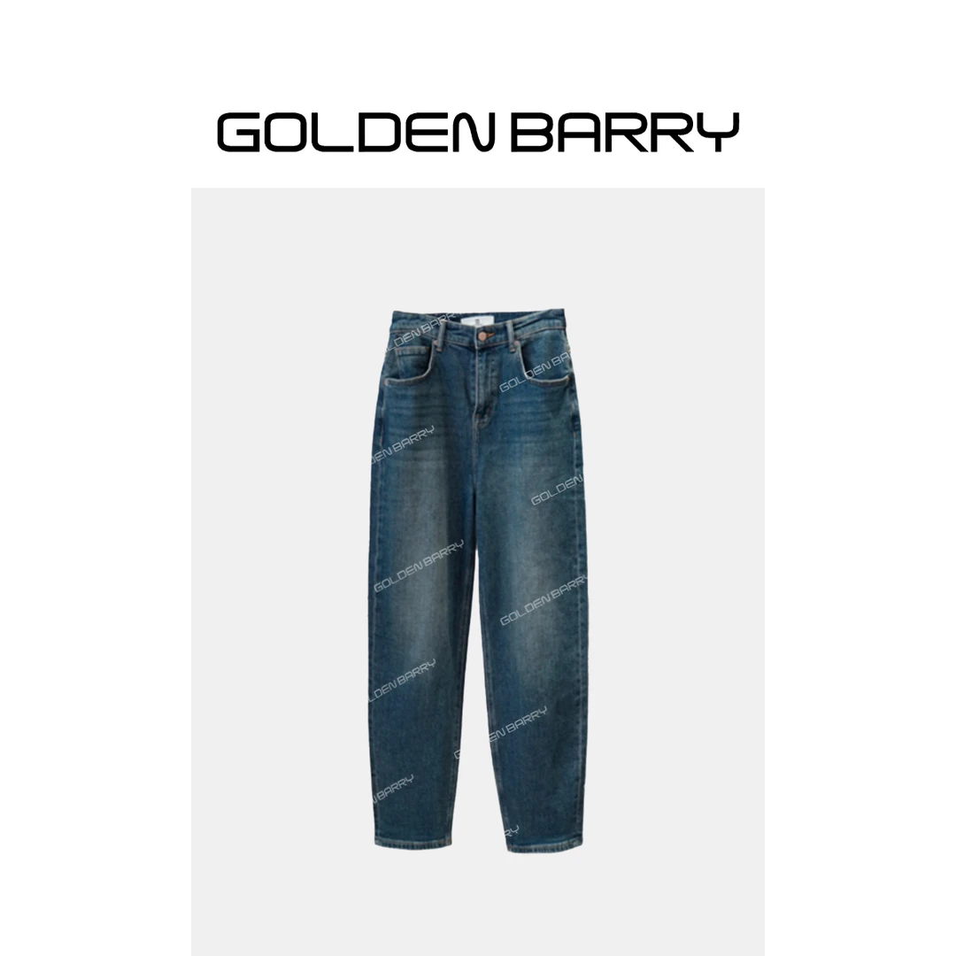 GOLDENBARRY【福 利】505097牛仔萝卜裤/微瑕