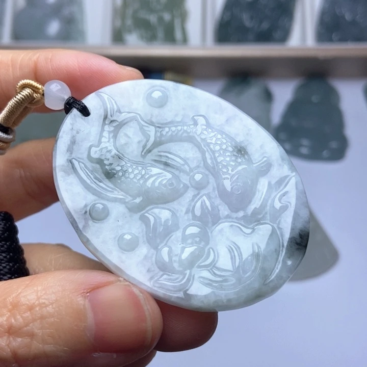 翡翠未镶嵌挂件翡翠